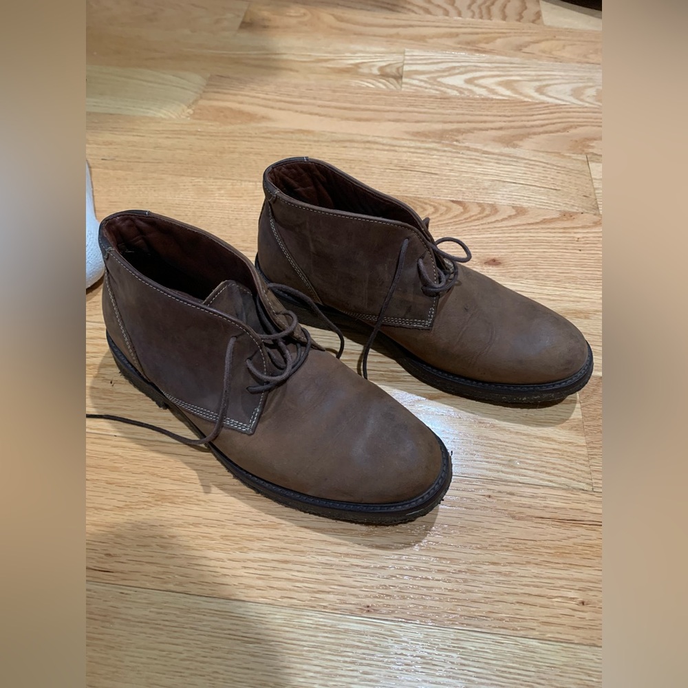 Johnston & Murphy chukka shoes brown US Mens size 8 condition 7/10